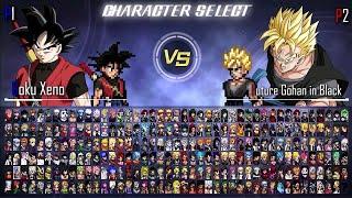 Goku Xeno vs Future Gohan in Black Jump Force Mugen