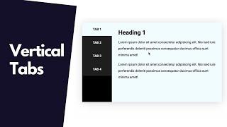 How To Design Vertical Tabs Using HTML, CSS & JavaScript - Live Blogger
