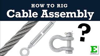 How to Make a Cable Suspension Assembly | Basic Cable Rigging