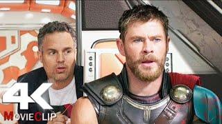 Thor Escapes From Sakaar Scene - Thor Ragnarok (2017) Movie CLIP 4K