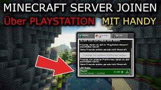  MINECRAFT SERVER MIT PS4/5 JOINEN (MIT HANDY)  BEDROCK CONNECT  [DEUTSCH]