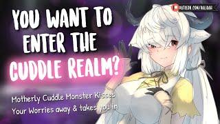 Motherly Cuddle Monster Kisses Your Worries Away [Pampering & Doting | Loving | F4A Binaural Audio]