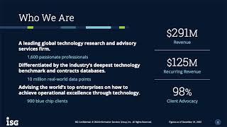 Information Services Group III Q2 2024 Earnings Presentation