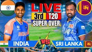 Live Super Over: India vs Sri Lanka 3rd T20, Live Match Score & Commentary | IND vs SL Live Cricket