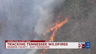 Tracking Tennessee wildfires