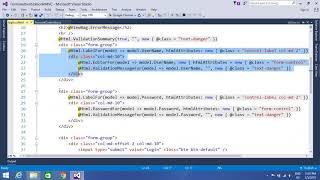Validation Summary and Validation Message for in asp net MVC
