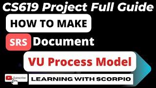 VU Process Model| What is VU Process Model| VU Process Model in SRS| Final Project CS619