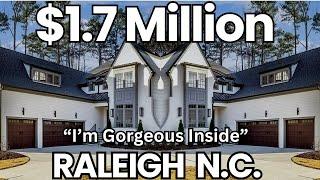 $1.7 Million | Luxury Living In Raleigh NC | (Beautiful House Tour)