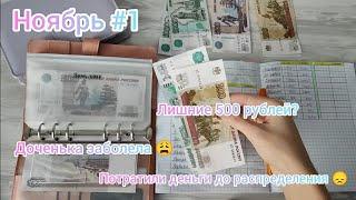 #14 Распределение семейного бюджета/ Ноябрь 1/ Система денежных конвертов