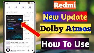 Redmi note 10 pro New update !! Dolby Atmos how to enable !! Use and work