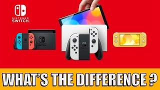 Switch OLED vs. Switch vs. Switch Lite ( What’s The Difference? )