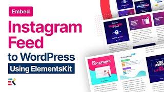 How to Embed Instagram feed to WordPress Site