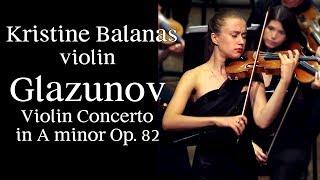 Glazunov Violin Concerto in A minor Op. 82. Kristine Balanas, Israel Camerata