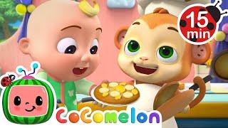 Cooking With JJ and Mochi!  | CoComelon Animal Time | Animals for Kids