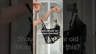 Transparent see through lingerie try on haul #reels #tiktok #blonde