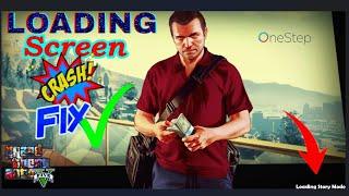 GTA 5 Loading Screen Crash Fix 100% | GTA 5 Crash Fix | Loading Sceen Error