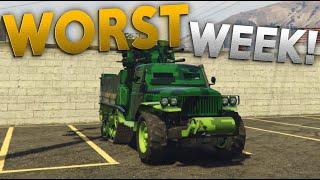 THE WORST WEEK EVER IN GTA Online! LEGIT TRASH!