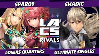 LACS Rivals TOP 8 - Spargo (Pyra Mythra) Vs. SHADIC (Corrin) Smash Ultimate - SSBU