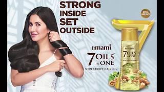 Emami 7 Oils in One Non Sticky Hair Oil - Katrina Kaif 2019