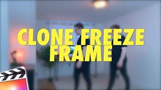 Final Cut Pro X Clone Freeze Frame Effect Tutorial