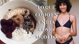 Lo que como en un día como modelo (vegano y sano) | Arantza Goett