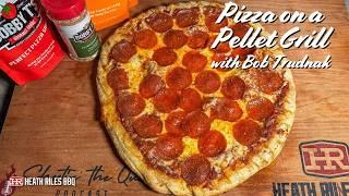 Cooking with Friends: Perfect Pellet Grill Pepperoni Pizza with Bob Trudnak | Heath Riles BBQ