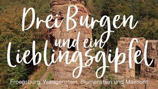 Bruderfels, Froensburg, Zigeunerfels, Burg Wasigenstein und Blumenstein | Wandern Elsass+Pfalz