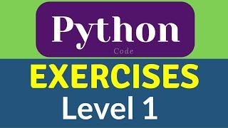 Python challenging programming exercises | Level 1 | learning python #shorts #python #coding