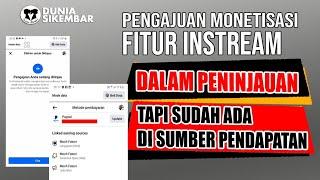 IKLAN INSTREAM FB PRO MASIH DI TINJAU‼️TERDAFTAR DI SUMBER PENDAPATAN