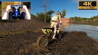 The Crew 2 - SUZUKI RM-Z450 - OFF-ROAD with THRUSTMASTER FREESTYLER BIKE HANDLEBAR - 4K