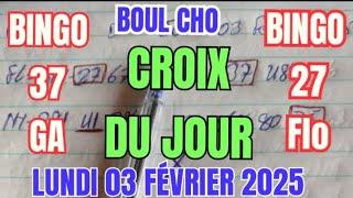 CROIX DU JOUR 03 FÉVRIER #Bingo37 GA ️ #boulchopoujodia #croixdujour #boulcho #video