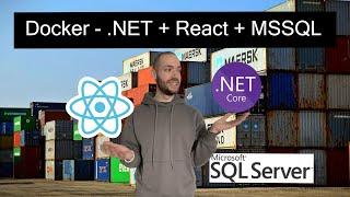 Docker Compose with .NET 8, React, and MSSQL