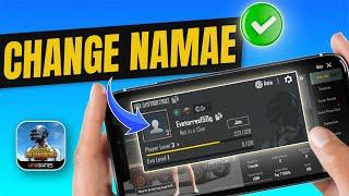 How to Change Name in PUBG Mobile on iPhone | Edit PUBG Name