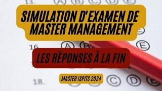 30 QCM Pour Préparer Master ISPITS Management et Qualité Le 17 Novembre 2024