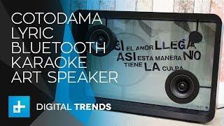 Cotodama Lyric Bluetooth Karaoke Art Speaker Hands-on Review