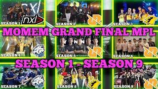 MOMEN GRAND FINAL MPL ID SEASON 1 SAMPAI SEASON 9   MOBILE LEGENDS INDONESIA