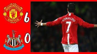 Highlights Man United 6 - 0 Newcastle |Cristiano Ronaldo First Hat-Trick | BiBo Football Club |