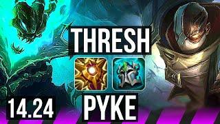 THRESH & Kalista vs PYKE & Kai'Sa (SUP) | VN Challenger | 14.24