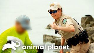 Man Is Caught Fishing ILLEGALLY! | Lone Star Law | Animal Planet