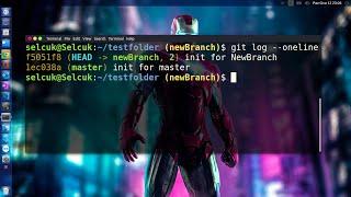 How to Add GIT Branch Name into Ubuntu Terminal Path and "git log" Outputs