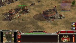 Command & Conquer Generals Zero Hour Let's Play Skirmish 1 vs. 7 (Brutal) German