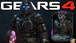 Gears of War 4 - "Black Steel Anthony Carmine" Character Multiplayer Gameplay!