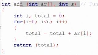 126. Passing Array as Function Argument in C Programming (Hindi)