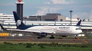 Aeromexico Boeing 767-300ER XA-MAT Takeoff from NRT 16R