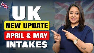 UK NEW UPDATE APRIL & MAY INTAKES | STUDY VISA UPDATES 2024 |  USA CANADA UK | THE VISA OFFIC