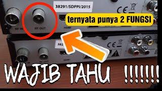 BIKIN ASIIIK GUYS ..fungsi loop out / rf out pada receiver set top box dvb t2