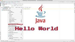 Java Tutorial 1 - How to Create Your FIRST "Hello World" Application