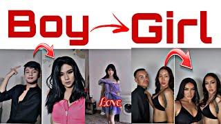 Boy To Hot Girl Makeup Transformation   #boytogirlmakeuptransformation #m2f