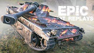 Epic Replays  TVP / Cobra / UDES / S. Conqueror / Leopard 1 / EBR 75 - World of Tanks