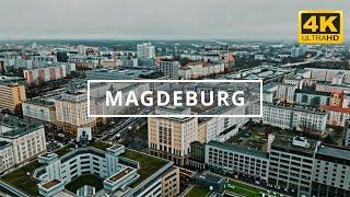 Magdeburg, Germany  | 4K Drone Footage (With Subtitles)